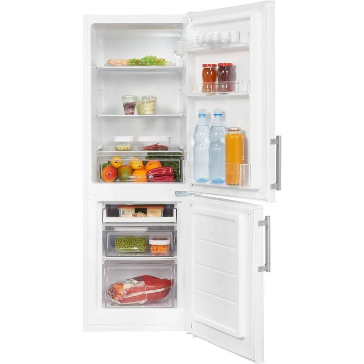 Exquisit KGC233-60-HE-040D Kühl-Gefrierkombination, freistehend, weiß, Höhe 142.2 cm, Breite 50 cm – Bild 2