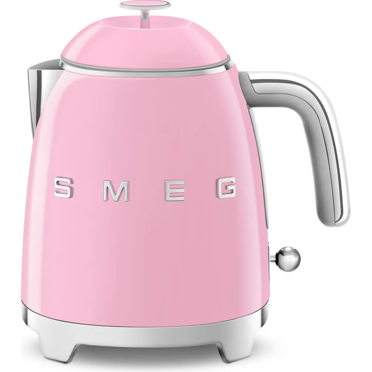 Smeg KLF05PKEU Wasserkocher Mini 50's Style, 1400W, 0,8 L, Kunststoff, Wasserstandsanzeige, cadillac pink – Bild 1