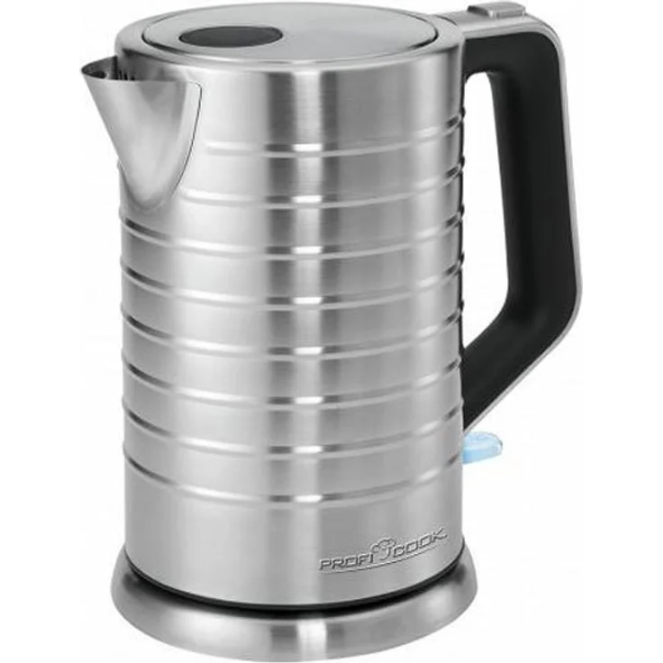 ProfiCook PC-WKS 1119 Wasserkocher mit Wasserstandsanzeige, 1.7 L, 1850-2200 W, inox – Bild 1