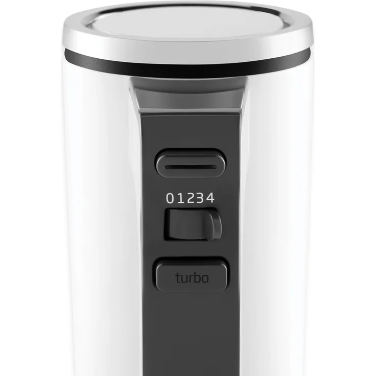 Grundig HM 6860 Handmixer mit 4l Rührschüssel, 4 Stufen, 425 W, Weiß-Schwarz – Bild 3