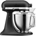 Kitchenaid 5KSM185PSEBK Küchenmaschine mit Direktantrieb, 300W, 4,8L Edelstahlschüssel, gusseisen-schwarz, Serie: 5KSM185PS