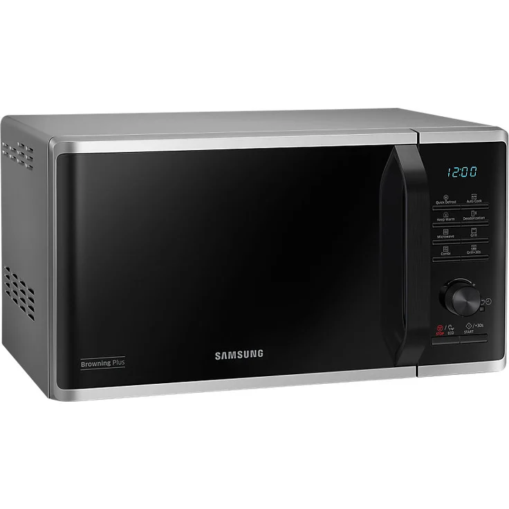 Samsung MG23K3515AS Kombi-Mikrowelle mit Grill, Standgerät, 23 Liter Garraum, 800 Watt, silber, schwarz – Bild 7