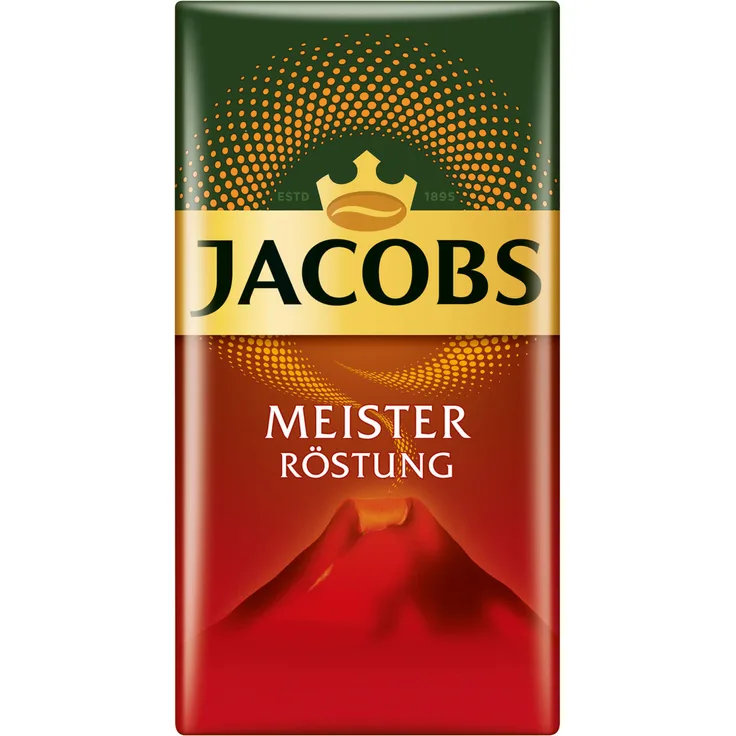 Jacobs Meisterröstung, Kräftiges Aroma, Filterkaffee, Kaffee, für Kaffeemaschine, 500g