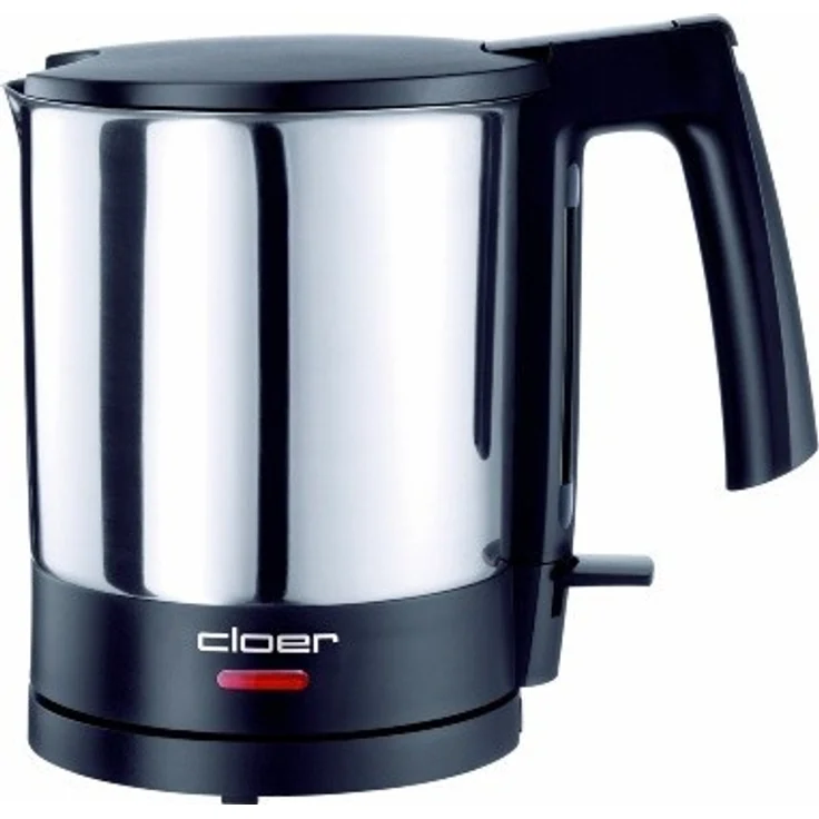 Cloer 4710 Wasserkocher, Edelstahl, 1,5 Liter, schwarz – Bild 1