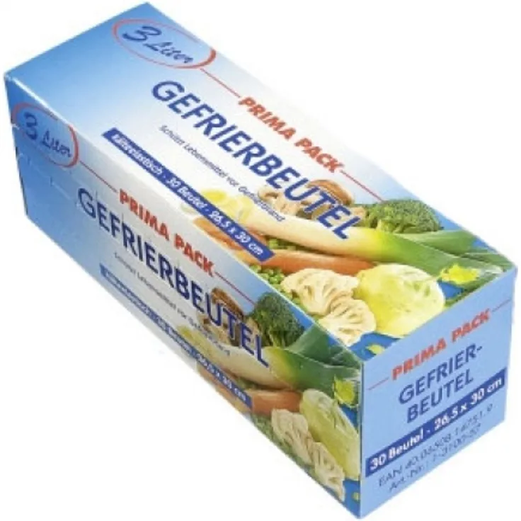 Quickpack Gefrierbeutel 3 l 30 Stück 