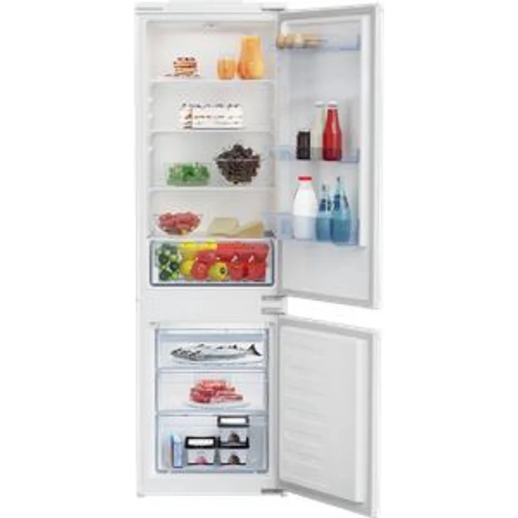 Beko BCSA285K4SN Kühl-Gefrierkombination, Einbau, weiß, Breite 54 cm, Energieklasse E – Bild 1