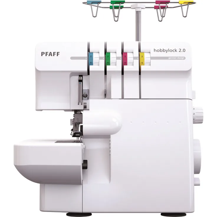 Pfaff hobbylock 2.0 4 Faden Overlock Overlock-Nähmaschine, weiß