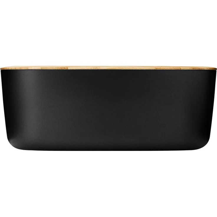 RIG-TIG by Stelton Z00038 Box-It Brotkasten, Melamin, Bambus, schwarz, 34,5 x 23,5 x 13,0 cm