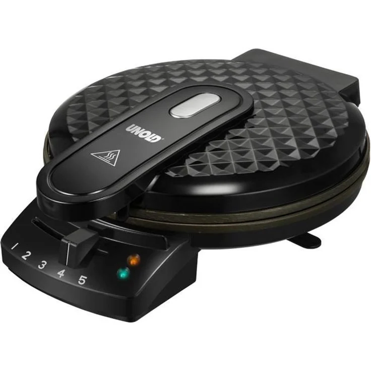 Unold 48235 Waffeleisen, Herz, Antihaftbeschichtet, 1200 Watt – Bild 1