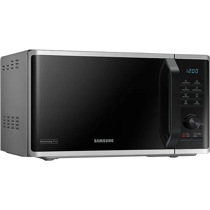 Samsung MG23K3515AS Kombi-Mikrowelle mit Grill, Standgerät, 23 Liter Garraum, 800 Watt, silber, schwarz – Bild 4