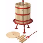 Acerto 43 L Mechanische Obstpresse ohne Strom komplettt zerlegbare Pressklötze