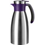 Emsa 512577 Isolierkanne, Edelstahl, 1 Liter, Quick Tip Verschluss, 100% dicht, Brombeer, Soft Grip