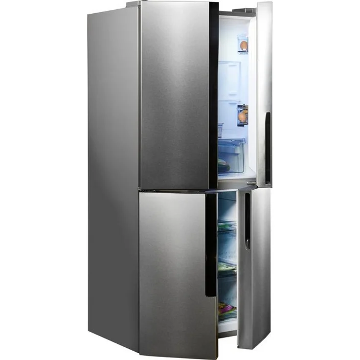 Gorenje NRM8182MX Side-by-Side-Kühlschrank, freistehend, Edelstahldekor, NoFrost, Schnellkühlen, LED, Breite 79.4 cm, Energieklasse E – Bild 5