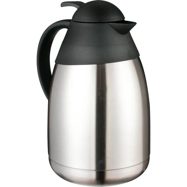 HI 26011 Edelstahl Isolierkanne 1,5 Liter mit Einhandfunktion