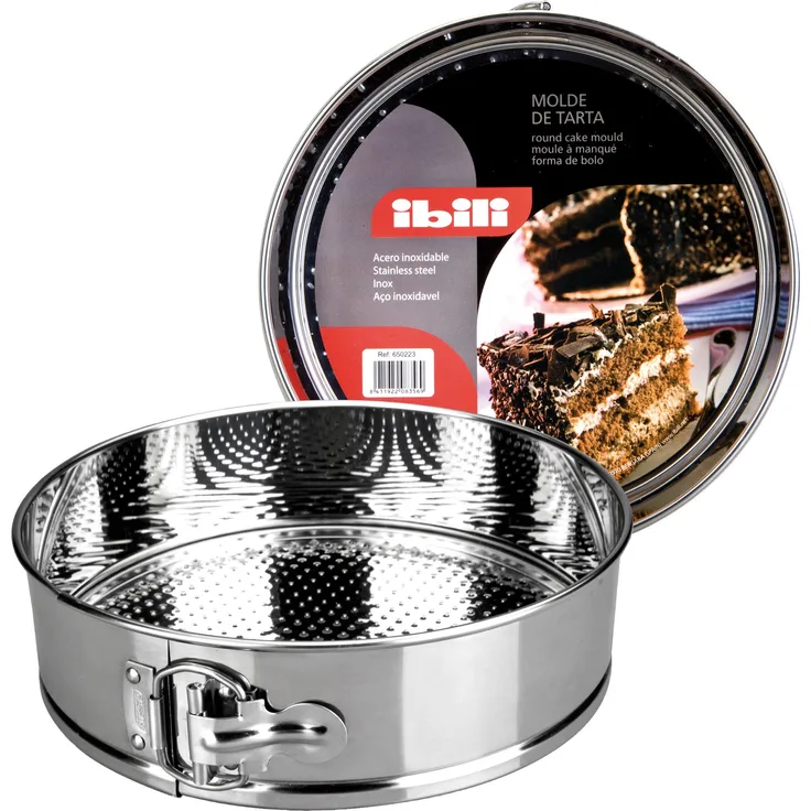 Ibili Springform-Set, Edelstahl, silber, 26 x 26 x 7 cm