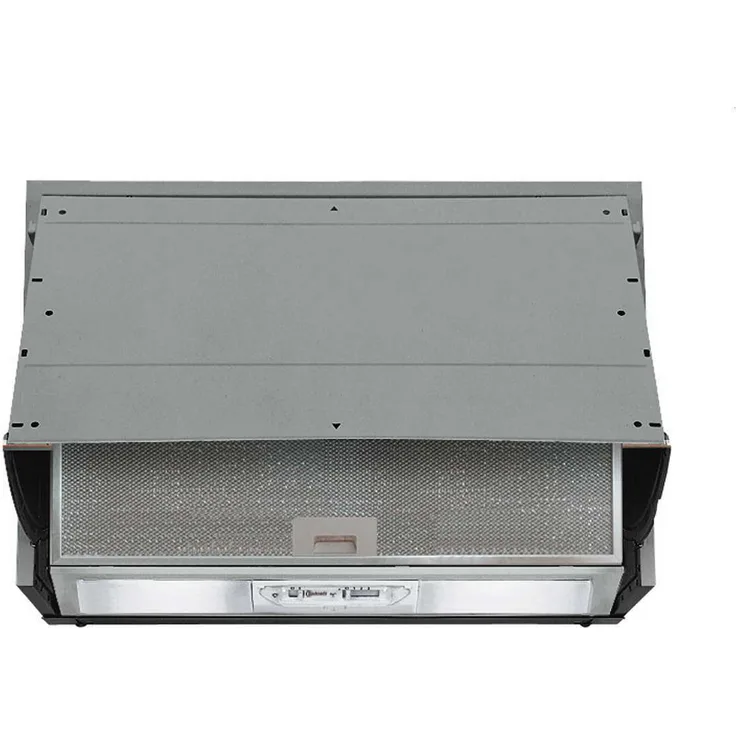 Bauknecht DE 5360 SG/1, Motorhaube, integriert, Breite: 59.9 cm, Tiefe: 27 cm, Absaugung und Rückführung (mit zusätzlichem Rückführungsset), Grau