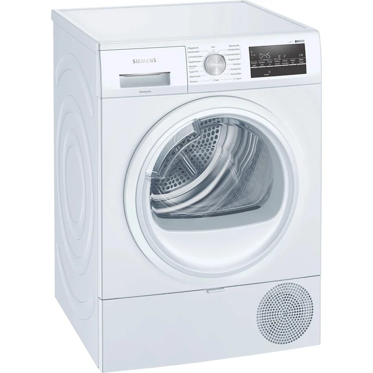 Siemens WT47R440, Wärmepumpentrockner, A+++, Fassungsvermögen 8 kg, Standgerät, Breite 59,8 cm, Display, Wäschetrockner mit Automatik – Bild 1