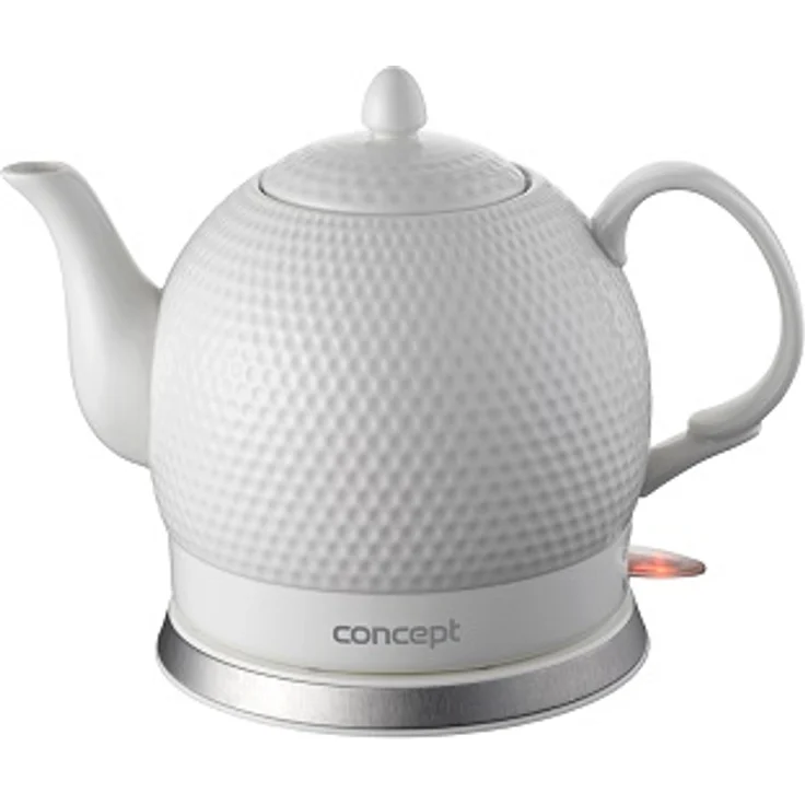 CONPT Hausgeräte Concept Golf RK0050 Elektrischer Wasserkocher Drahtlose Keramik Krug 3D-Golfball-Design 1.2L 1000 W, Ceramic, 1.2 liters – Bild 1