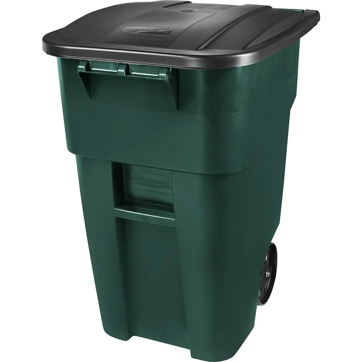 Rubbermaid Commercial Products Commercial BRUTE Roll Out Container with Lid