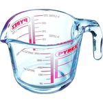 Pyrex Classic Ultrabeständiger Messbecher aus Glas, Transparent, 0,25 l