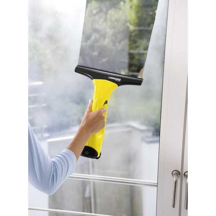 Kärcher WV Classic Fenstersauger, 20 min Akkubetrieb, Sprühflasche mir Mikrofaserbezug, 20 ml Fensterreiniger-Konzentrat , 1.633-169.0  – Bild 2