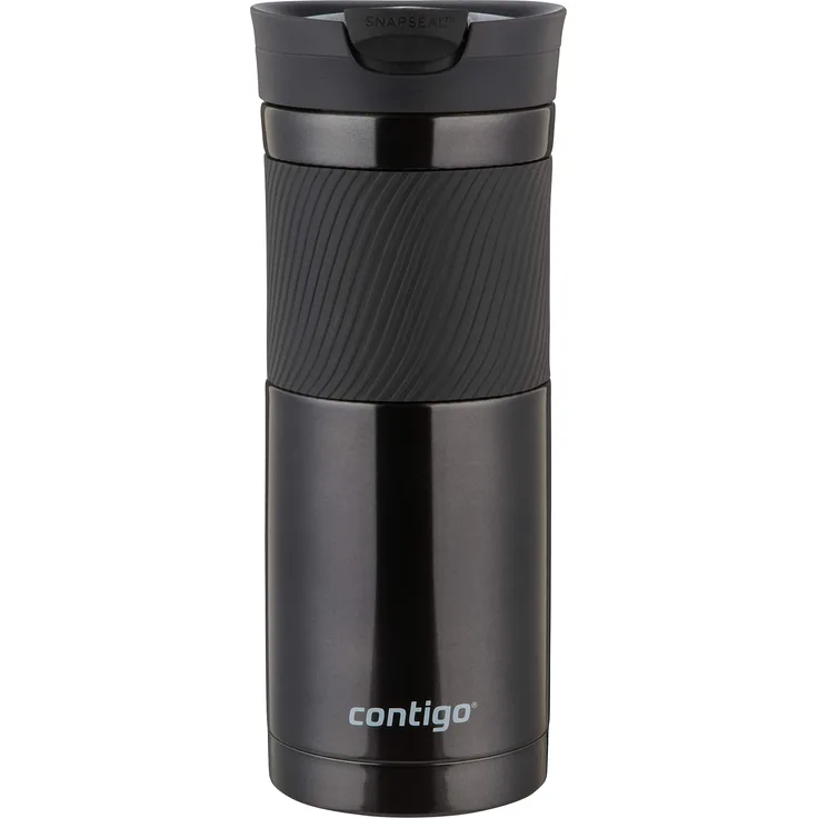 Contigo Thermobecher Byron Snapseal, Edelstahl Isolierbecher, Kaffebecher to go, auslaufsicher, spülmaschinenfester Deckel BPA-frei, 590 ml