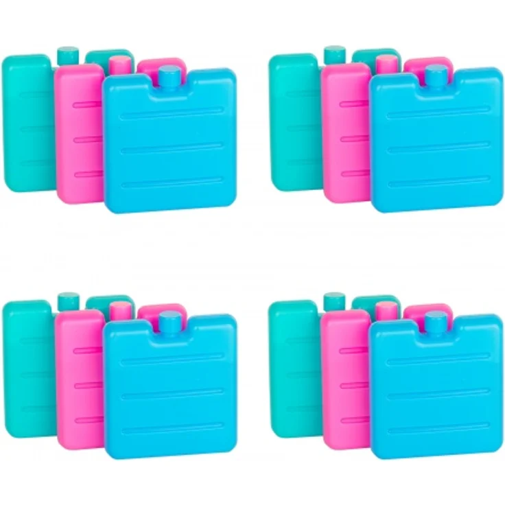 12er Set Kleine Kühlakkus - Mini Kühl-Elemente für die Kühltasche - Kühl-Akku fü – Bild 1