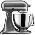 KitchenAid 5KSM125EFL Küchenmaschine mit Direktantrieb Factory Serviced, 300W, 4,8 Liter Edelstahlschüssel, liquid graphite, Serie: 5KSM125