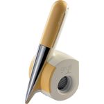 Ariete 457 Gratì Waterproof, elektrische wiederaufladbare Reibe-Raspel, kabellos, unter fließendem Wasser waschbar, ideal für Käse, Brot, Schokolade, Trockenobst, 2 Edelstahl-Rollen, Weiß-Gelb