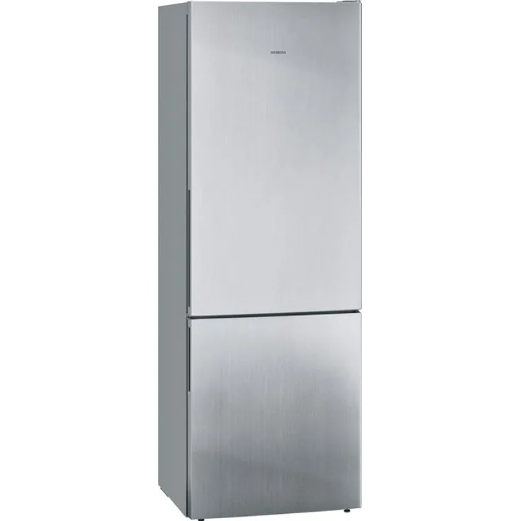 Siemens KG49EAICA Kühl-Gefrierkombination, freistehend, silber, SuperKühlen, SuperGefrieren, 0-Grad-Zone, Urlaubsschaltung, Breite 70 cm