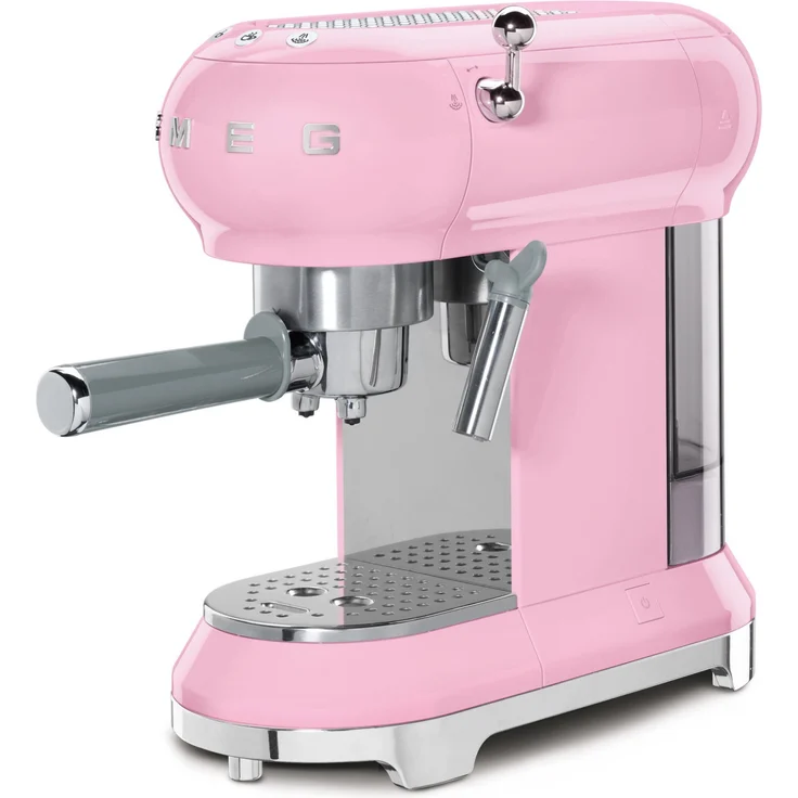 Smeg ECF01PKEU Espresso--Kaffeemaschine, Rose – Bild 3