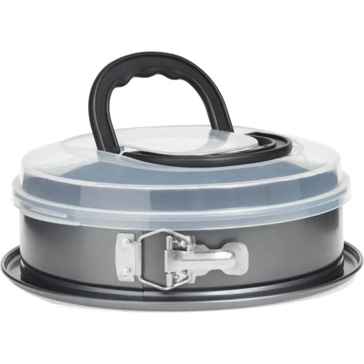 Kuchenform mit Deckel und Griff, Ø 26 cm, Metall - Secret de Gourmet