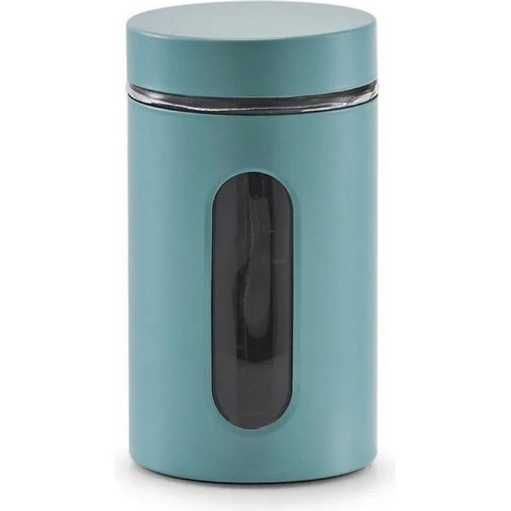 Zeller Present Vorratsdose, Vorratsbehälter, 900 ml, blau - Ø 10,2 x 18 cm
