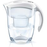 BRITA Wasserfilter Elemaris XL weiß, inkl. 1 MAXTRA+ Filterkartusche – großer Wasser-Genuss durch die zuverlässige Reduzierung von Kalk und Chlor im Leitungswasser