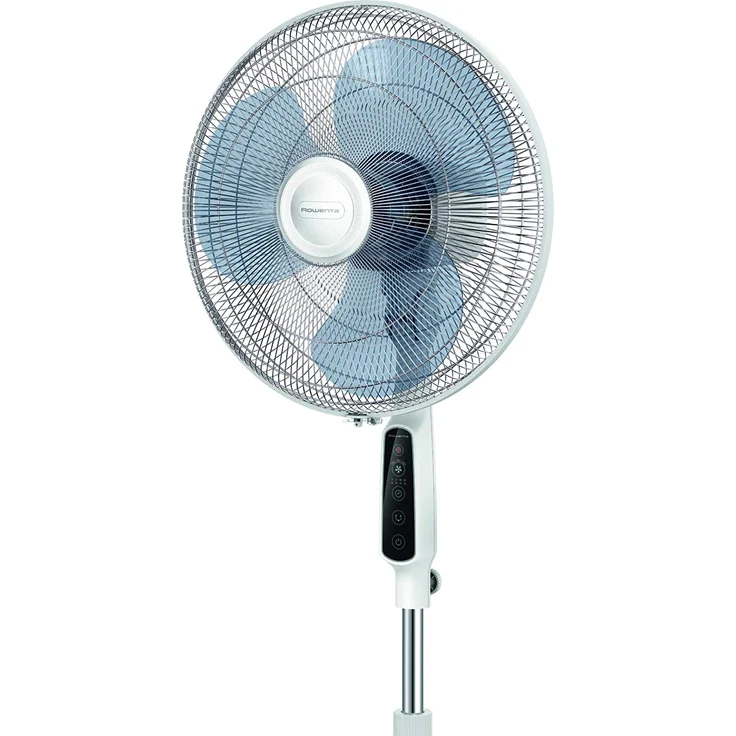 Rowenta VU4440 Essential+ Standventilator, 3 Geschwindigkeitsstufen, Timer-Funktion, verstellbarer Neigungswinkel, 39 Watt, inkl. Fernbedienung, weiß – Bild 3