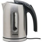 H.Koenig BO17 Wasserkocher - 1,7 L - Wasserstandsanzeige - 2200 W - Edelstahl - silber