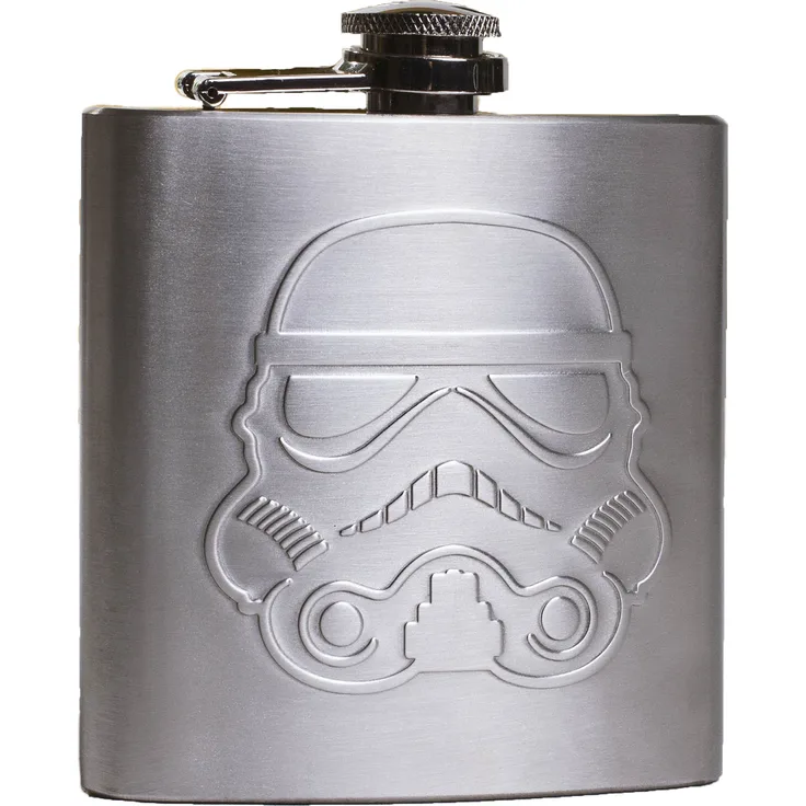 Thumbs Up ThumbsUp Original Stormtrooper-Flachmann Hip Flask, Silber, 15,2cmx13,7cmx4cm