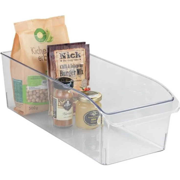 WENKO Kühlschrank Organizer M, Behälter, Kunststoff, 37 x 15 x 11 cm