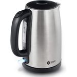 Balter Wasserkocher WK-6, 2200W, 1,7L, Kalkfilter, LED-Beleuchtung, Edelstahl, silber
