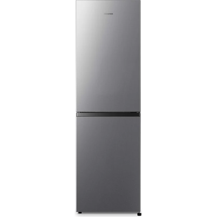 Hisense RB327N4AD2 F Kühl-Gefrierkombination, freistehend, silber, NoFrost, LED, Breite 55 cm – Bild 1