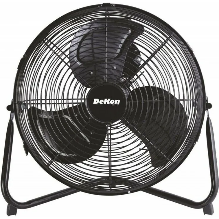 Deko B 132 Bodenventilator, 55 Watt, 30 cm Durchmesser, 3 Stufen, schwarz