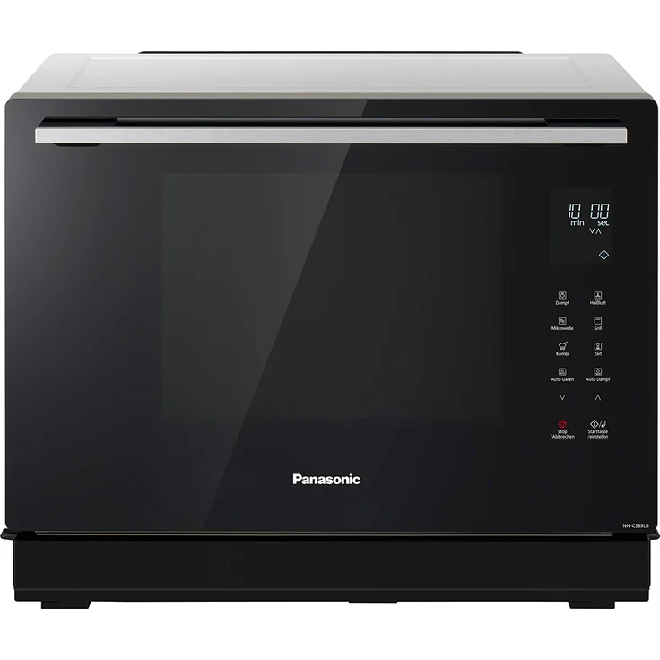 Panasonic NN-CS89LBGPG 4in1 Kombi Mikrowelle Dampfbackofen mit Grill, Standgerät, 1000 Watt, 31 Liter Garraum, Schwarz-Edelstahl – Bild 1