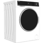 Sharp ES-HFH814AWC-DE, Frontlader-Waschmaschine, C, Fassungsvermögen 8 kg, Standgerät, Breite 59,7 cm, Allergie-Programm, Aquastop