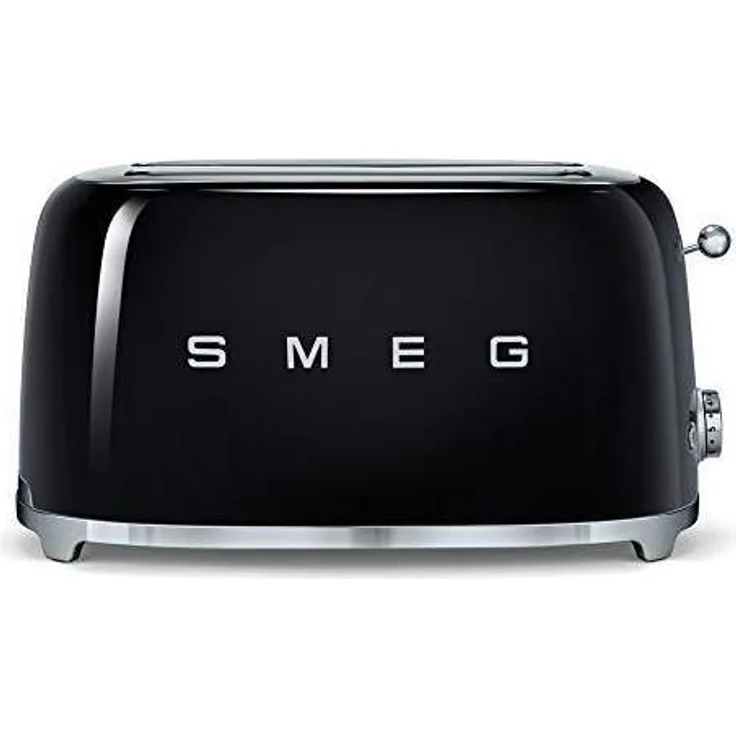 Smeg TSF02BLEU 4-Scheiben-Toaster, 1500W, 6 Bräunungsstufen, schwarz – Bild 1