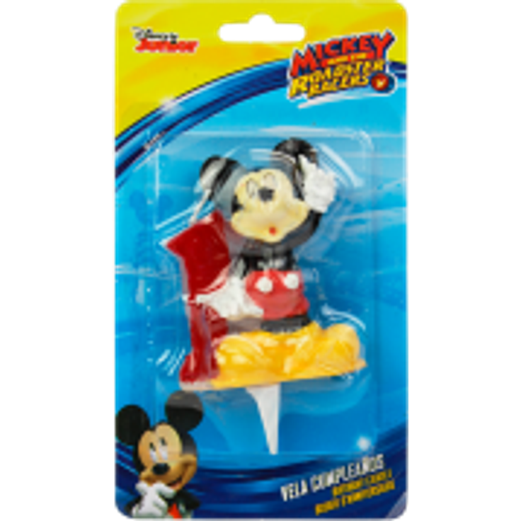 Kuchenkerze 3D Mickey, Zahl 1