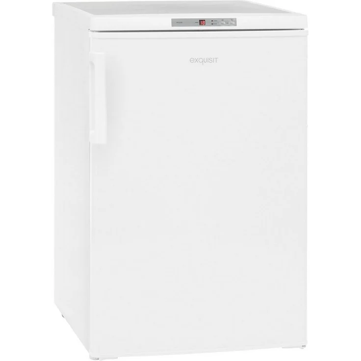 Exquisit GS80-HE-040E Gefrierschrank, freistehend, weiß, Schnellgefrieren, Breite 55 cm, Energieklasse E – Bild 4