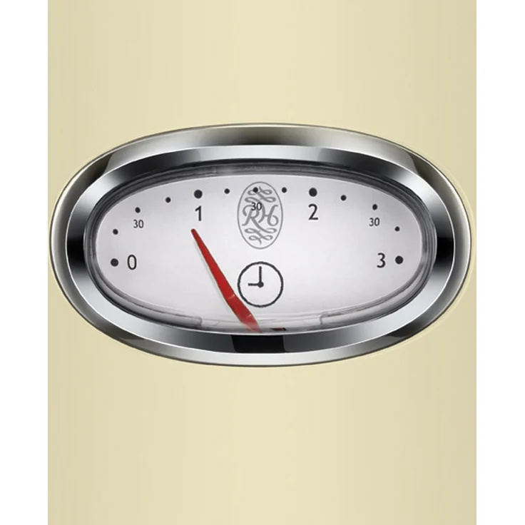 Russell Hobbs Toaster Retro creme, Retro Countdown-Anzeige, inkl. Brötchenaufsatz, 6 einstellbare Bräunungsstufen + Auftau- & Aufwärmfunktion, Schnell-Toast-Technologie, 1300W, Vintage 21682-56 – Bild 2