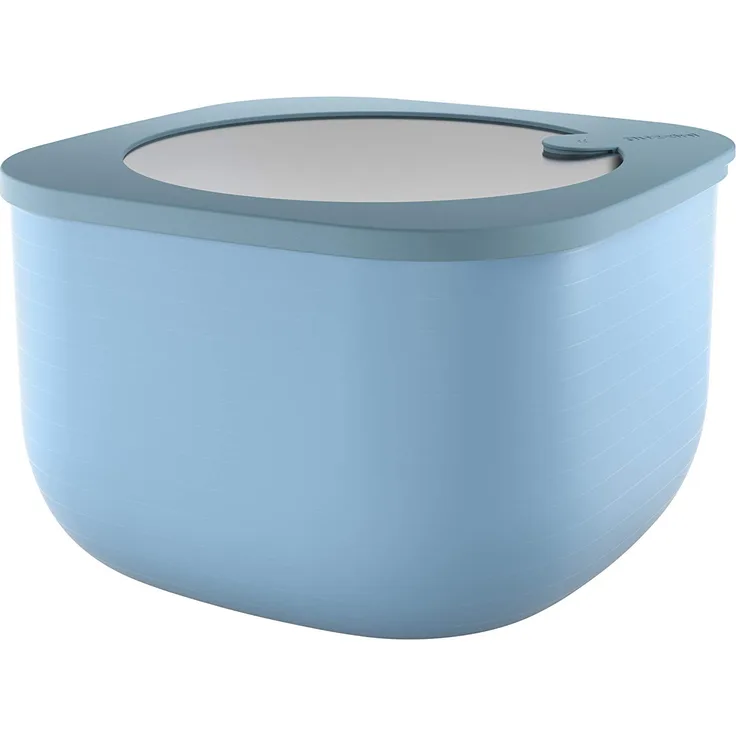 Guzzini STORE&MORE - Dicht schließende Dosen fu?r Ku?hlschrank-Gefrierschrank- Mikrowelle, hoch L Kitchen Active Design, 19,5 x 19,5 x h12,3 cm