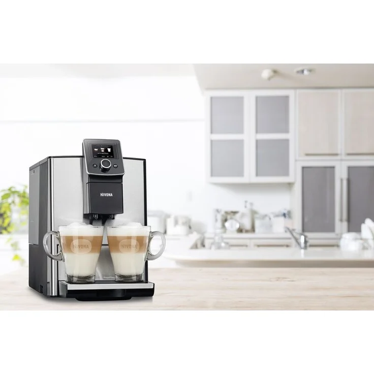 Nivona CafeRomatica 825 Kaffeevollautomat, Tassenbeleuchtung, Memory-Funktion, mit Milchsystem und integriertem Mahlwerk – Bild 2