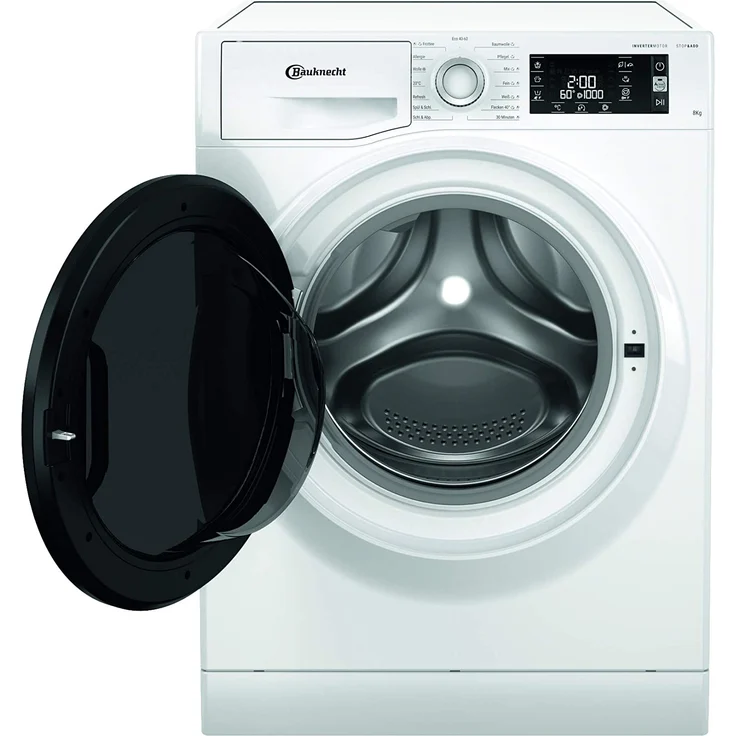 Bauknecht W Active 823 PS, Frontlader-Waschmaschine, B, Fassungsvermögen 8 kg, Standgerät, Breite 59,5 cm, SteamRefresh, Allergiker-Programm - Preisvergleich – Bild 3